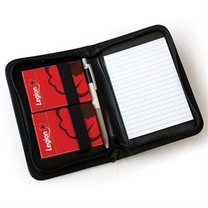 PLAYING CARD CASE WITH 2 DECKS, PAD & PEN