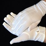 GANTS BLANCS EN NYLON