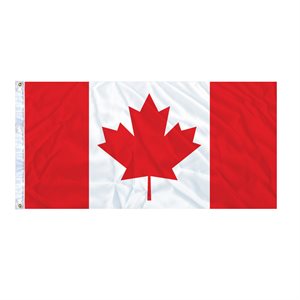 DRAPEAU CANADA, 6X3 OEILLETS (2)
