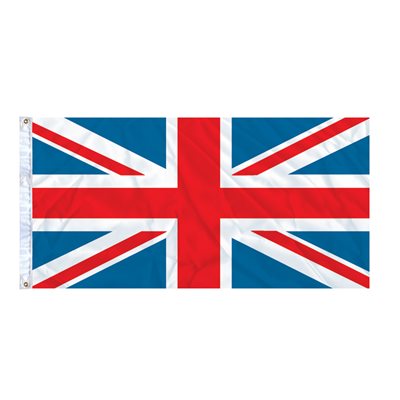 FLAG UNION JACK 6' X 3' GROMMET (2)