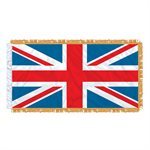 FLAG UNION JACK  54" X 27" SLEEVED & FRINGED