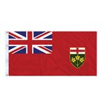 DRAPEAU ONTARIO 6' X 3' OEILLETS (2)