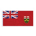 DRAPEAU ONTARIO  6' X 3' AVEC MANCHON