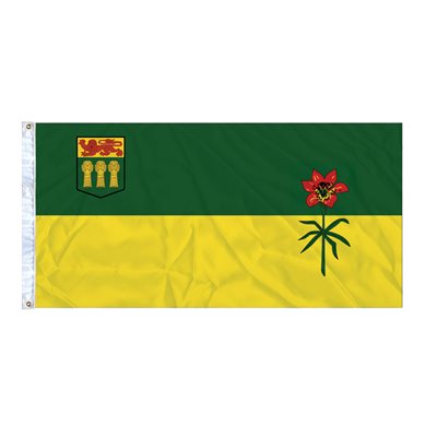 FLAG SASKATCHEWAN 6' X 3' GROMMET (2)