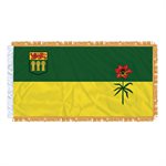 FLAG SASKATCHEWAN  54" X 27" SLEEVED & FRINGED