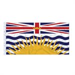 FLAG BRITISH COLUMBIA 6' X 3' SLEEVED