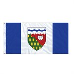 DRAPEAU TERRITOIRES DU NORD-OUEST  6' X 3' OEILLETS (2)