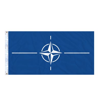 DRAPEAU OTAN 6' X 3' OEILLETS (2)