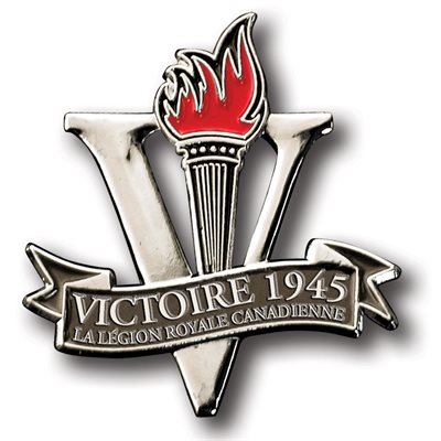 ÉPINGLETTE COMMÉMORATIVE VICTOIRE 1945