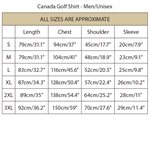 GOLF SHIRT CANADA - SMALL POLY / BLEND