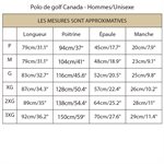 POLO DE GOLF CANADA - 2XG 